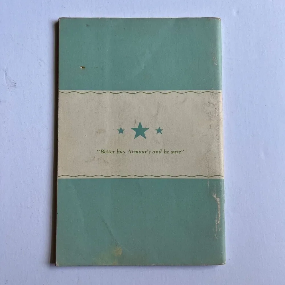 Vintage 1934 Armour Meat Cookbook Selection Preparation 100 Ways to Serve